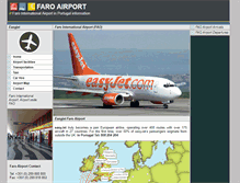 Tablet Screenshot of easyjet.faro-airport.org